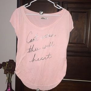 Hollister baby pink shirt